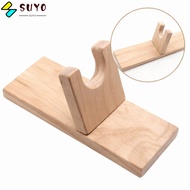 SUYO Hot Glue Holder, Universal DIY Hot Glue|Base, Wooden Hot Glue Support Stand