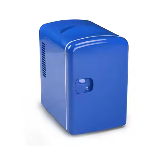 4L Car Refrigerator Portable Single Door Small Refrigerator Dual Use Household Room Fridge