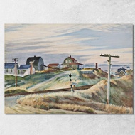 Cottages At North Truro Edward Hopper eho11 Canvas Print