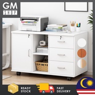 GMSHOP 90CM Home Office Filing Cabinet Shelf Minimalist Organizer Storage Cabinet