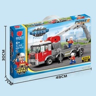 SDS Urban series xj-848e Đồ Chơi Lắp Ráp Xe Tải Hồng Ngoại Bơm Bê Tông Giáo Dục Cho Bé Trai 421