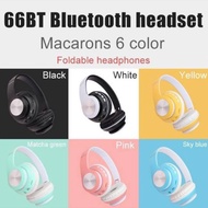 Sen071 Headset Bluetooth Headphone Headband JBL 66bt Wireless Macaron Young Bass ++