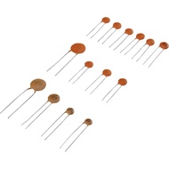 (20pcs) Ceramic Capacitor - (50v) 1pF 10pF 22pF 33pF 47pF 100pF 220pF 330pF 1nF 10nF 100nF (0.1uF) 2
