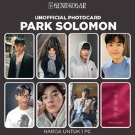[KOREAN ACTOR] PARK SOLOMON PHOTOCARD UNOFFICIAL