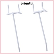 ORIENTLIIY Wall Organizers, Metal 4 Inch White Grid Wall Display Hooks, Heavy Duty Hooks for Grid Wa