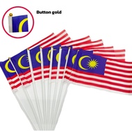 Bendera Tangan Malaysia/Hand Flag Malaysia 28x14cm/ Bendera Malaysia (Polyester) /Bendera Tangan/ Be