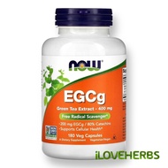 NOW Foods, EGCg, Green Tea Extract, 400 mg, 180 Veg Capsules | Shelf Life: 2–4 Years