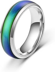 Mood Ring for Women and Kids Temperature Sensitive Color Changing Jewelry Gift, Fun Fashion Accessor