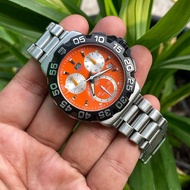 Tag heuer formula 1 chrono orange dial cah1113 original
