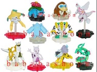 Bandai 超大全12 寵物小精靈扭蛋 全新套裝 Pokemon Part.12 扭蛋 (一套10款連6張蛋紙) 從未開過原裝膠袋