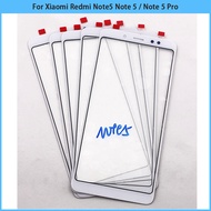 New For Xiaomi Redmi Note 5 Touch Screen LCD Display Front Glass Panel Note5 Note 5 Pro Outer Glass Screen Lens Replacement