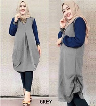 MRSBAJU - TUNIK WANITA / TUNIK MUSLIM / TUNIK KEKINIAN / TUNIK MURAH - YX Tunik Milia