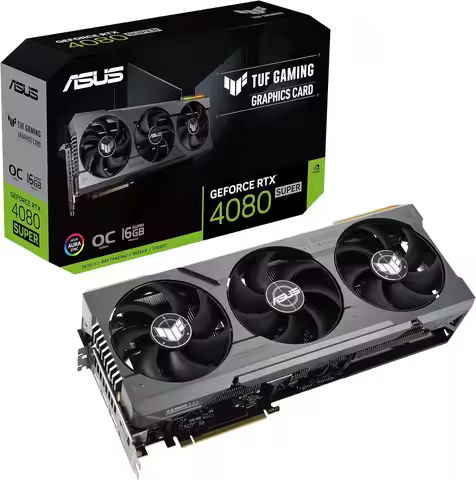 Asus tuf gaming nvidia geforce RTX 4080 Super OC edition gaming graphics card