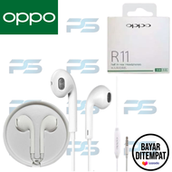 Oppo Headset / Hansfree / Earphone R11 Bass Phones Audio With Mic Jack 3.5mm For Oppo A3S  A5 2020 A