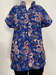 Calla Batik Women Short Sleeve Batik Blouse CA020103