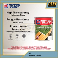 1L Nippon Paint Timber Finish Gloss Finish Nippon Wood Paint Cat Kayu Nippon Paint Cat Minyak Kayu C
