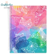 2021-22 Soft Cover Daisy Academic Student Planner & Calendar, Colorful Crystals, 13 months, July2021