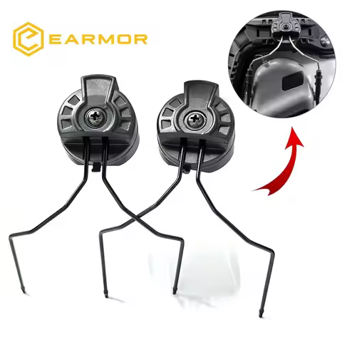 EARMOR Shooting Earmuffs Helmet Rail ARC and EXFIL Helmet Rail Adapter Tactical Headset Adapter for