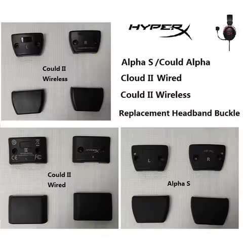 Replacement Headband Plastic Hinge Buckle For Kingstone HyperX Could Alpha/Alpha S/Cloud II Gaming H