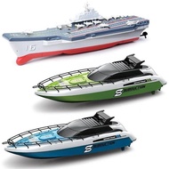 RC Aircraft Carrier Warship Military Model Toy Remote Control Boat Speedboat Ship Electric for Kids 