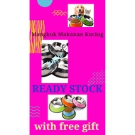 Juejie Mangkuk Kucing Murah / Bekas Kibles Kucing / Cat Bowl Pet Bowl Cat Food Bowl Cheap Pet Feedin