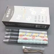 Chenguang MASMARCU Straight Liquid Type M1907 Full Syringe Rollerball Pen 0.5 Refill Student Water Pen Quick-Drying Gel Pen