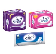JMY SISTERS SANITARY NAPKIN  NIGHT USE '8 PADS ( SOLD BY 1 PACK )