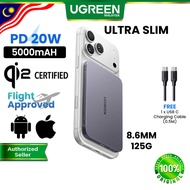 【Ultra Slim】UGREEN Qi2 5000mAh Magnetic Powerbank Magsafe Magflow Air Thin Portable Travel Lightweig