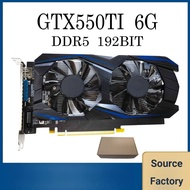 Graphics Card GTX550TI 6GB HD Graphics Card Smooth Eating Chicken Game Desktop Graphics Card