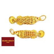 ☀️916 Golden Fish Abacus Pendant  /Loket Ikan Emas 916