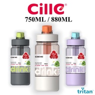 Cille Tritan & BPA-Free Water Bottle with Detachable Cup Botol Air Tritan & Bebas BPA XL-2420/2421 7