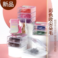 False Eyelashes Bulk Colorful Style Roots 6D0.07mm Pointed 8mm-15mm Grafted Eyelashes Beautiful Eyel