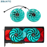 HL 95MM4pinFD10015M12D0.45A GPU Fan Suitable for SAPPHIRE Radeon RX7600XT, 7700XT, 7800XT, PULSE Gra