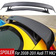 For Audi TT MK2 2008 09 10 11 Bodykit Car Real Carbon Fibe Rear Trunk Lid Lip Spoiler Wings Exterior