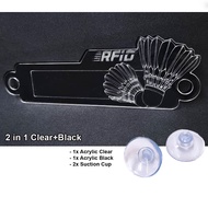 Badminton RFID Tag Holder Transparent / Pemegang Rfid
