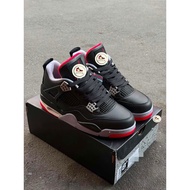 Jor Dan 4 Bred by ellas sneakers