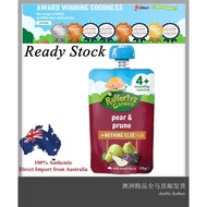 Rafferty's Garden 4+ Months Organic Baby Food Puree Pear & Prune ( 120g )