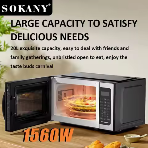 Microwave Oven Home Microwave Integrated Halogen Oven 42L Large Capacity Multi-function Heat Leftove