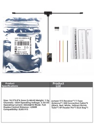 Universal Compatible Mini RX Receiver 16 Channels 1.5g