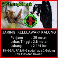 jaring kelelawar 20 meter jala jebakan kelelawar siap pakai jaring tinggal pasang