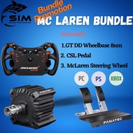 Fanatec GT DD Pro Wheelbase Bundle / BMW / Mclaren / Esport / R300 / NASCAR