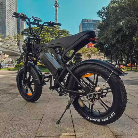 YTYIN V20 Fat Tire Electric Bike In EU USA Warehouse 48v Fat Tire E-bike 25km/h Fat Tire Electric Bi