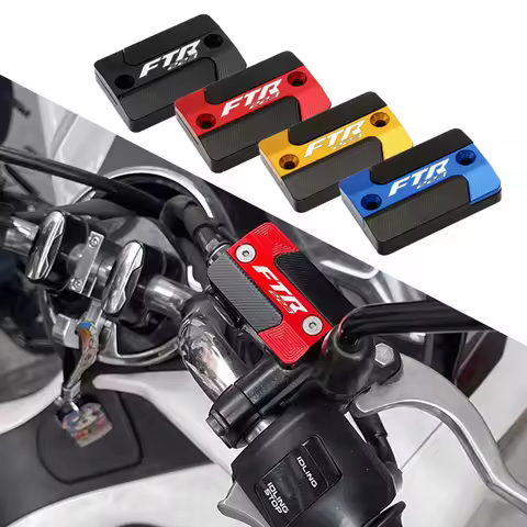For Honda FTR223 MC34 2000-2007 2006 2005 FTR 223 Front Brake Fluid Reservoir Cover Motorcycle Hydra