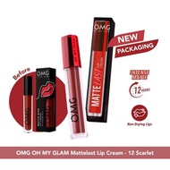 OMG Oh my Glam matte Kiss Lip Cream 3.5g/Lipstick Lip Cream Gloss - Cappucino