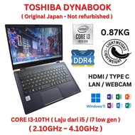 TOSHIBA Ultrabook i3-10th Gen DDR4 Ram 8GB 256GB Window 11 Business Ultra Slim Student office laptop