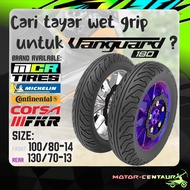 Tayar MCR Tires RR1700 Rain City Rider 100/80-14, 130/70-13 BEST WET GRIP TIRE AVETA VANGUARD 180