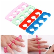 Silicone toe nail separator (Finger separator Tool) toe separator pedicure manicure menicure pedicure toe silicon Foot separator silicone nail Barrier Rubber jelly Foot Hand/silicone nail separator manicure pedicure