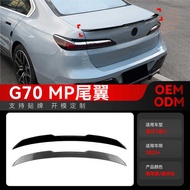 Suitable for 2023+BMW 7 Series i7 G70 G73 MP Type Rear Spoiler Rear Spoiler Modification Parts