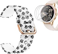 Tznzxm Replacement Bands For Fitpolo Smart watch DR06 Bands With Screen Protector, Black leopard-pri