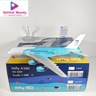 SQ Wings L2018 1: 200 HiFly Portugal Goofy A380 9H-MIP Alloy